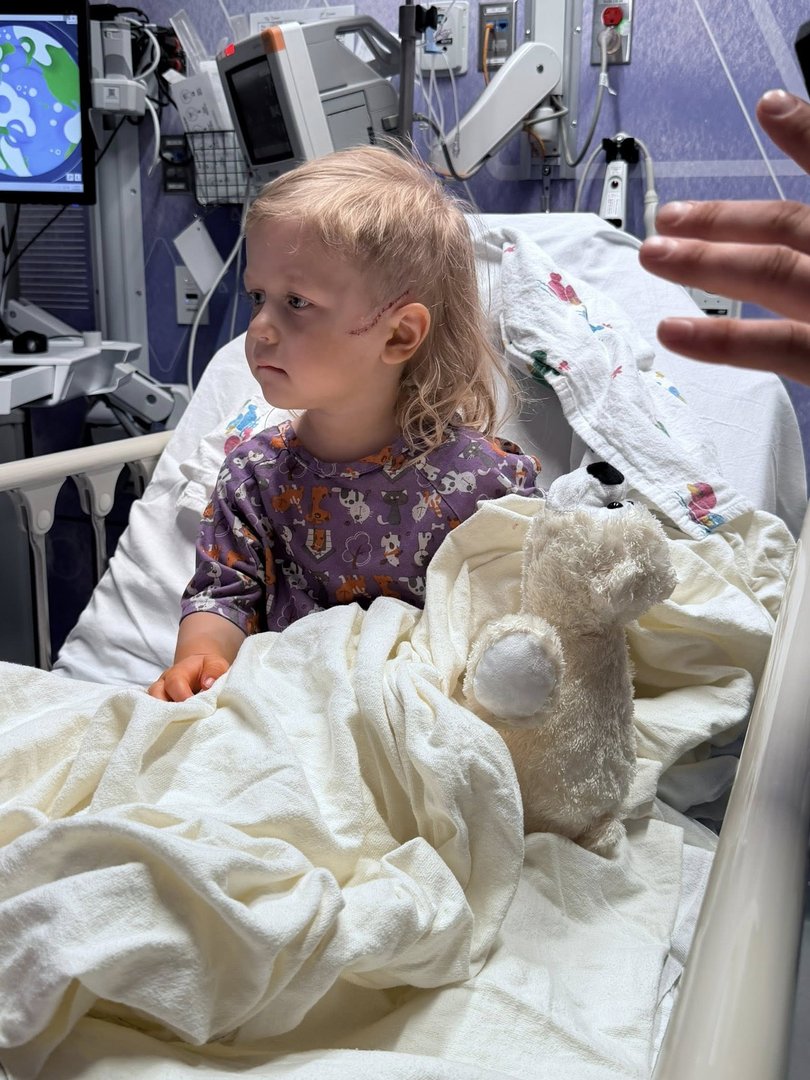 Cyler in hospital after the Wal-Mart incident.