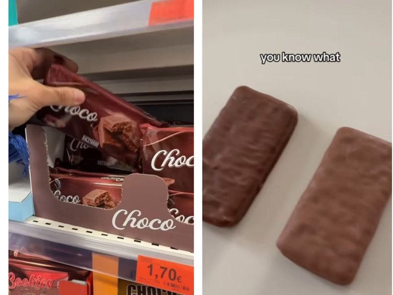 An Aussie content creator in Spain reviews a local knock-off of Tim Tams.