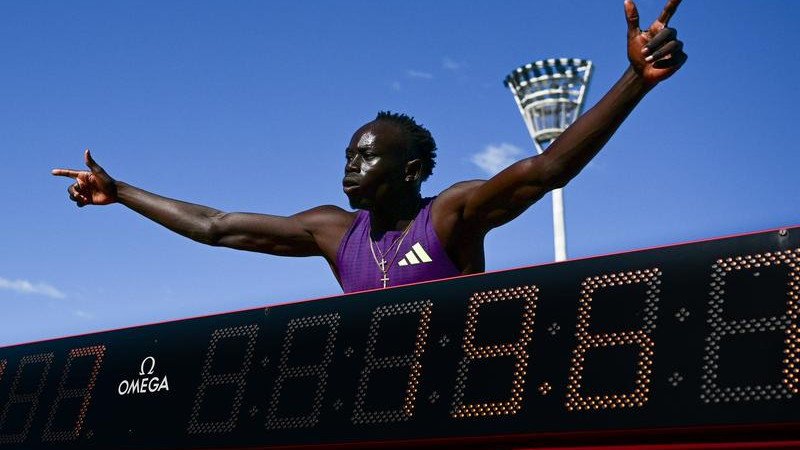 Gout Gout says criticism comes when you're doing something right, and he just plans on running fast. (Dean Lewins/AAP PHOTOS)