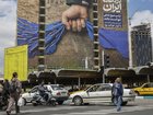 A mural depicting the Straight of Hormuz in Tehran, April 13, 2026. As the United States imposes a blockade of Iranian ports, pressure is mounting on Beijing to push Tehran to accept terms that will end the war and the global energy crisis. 
