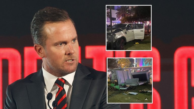 Essendon president Andrew Welsh was involved in a citizen’s arrest on the Gold Coast.