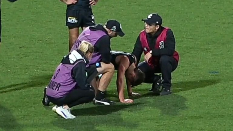 Lucas Camporeale is in hospital after suffering a kidney laceration in the VFL.