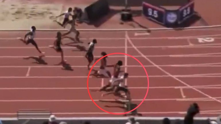 Eddie Nketia ran a wind-assisted 9.84 at the US college meet.