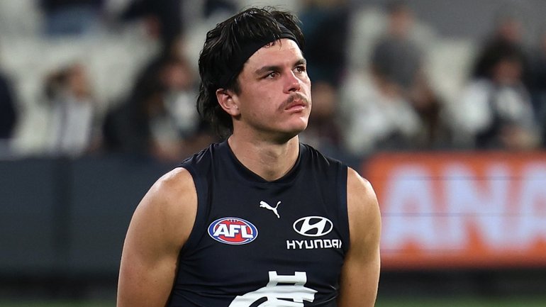 Elijah Hollands has been ruled out of Carlton’s clash with Fremantle next week.