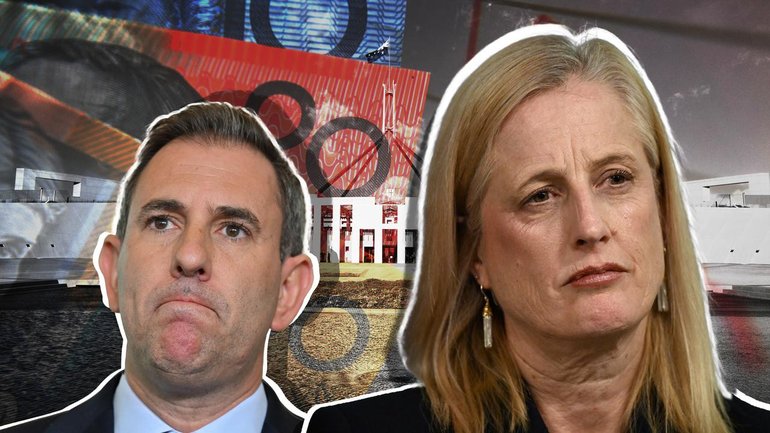 Federal Treasurer Jim Chalmers and Finance Minister Katy Gallagher are being urged to cut red tape. (Aap Image/AAP PHOTOS)