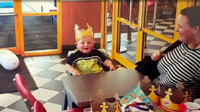 Blaise recently posted a family photo from his first birthday on social media.