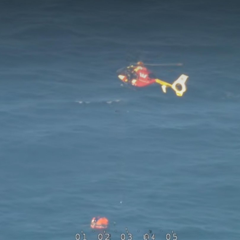 The two divers were found more than 14 nautical miles from where they first entered the water. 