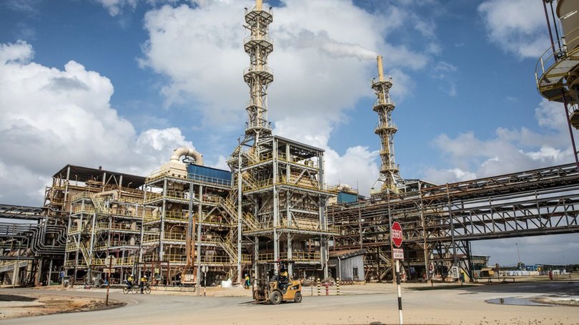 Lynas' Malaysia processing plant in Pahang.