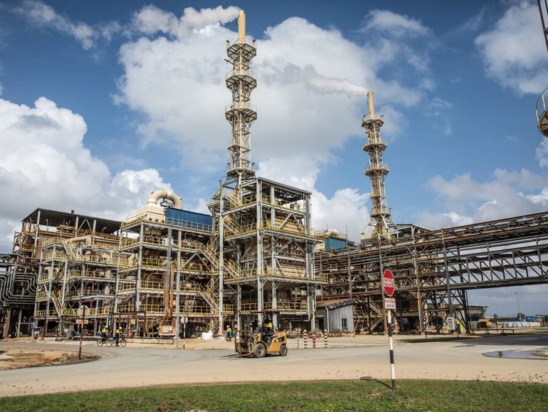 Lynas' Malaysia processing plant in Pahang.