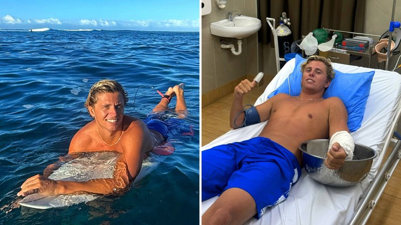Guy Rowles was on a surf trip with his father at Sujees Surf Stay near Cloudbreak in the Mamanuca Islands when the incident unfolded last week.