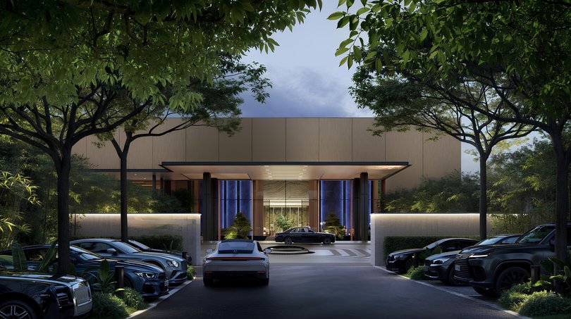 Private Terminal - Entrance Driveway