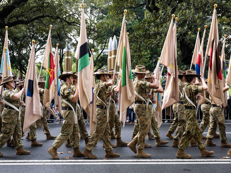 Anzac Day’s Dawn Service will be warmer than usual. Picture: NewsWire / Monique Harmer
