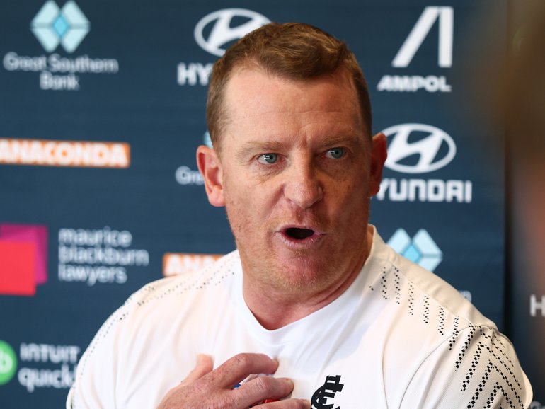 Michael Voss speaking today.