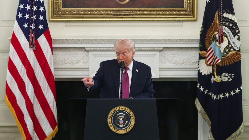 President Donald Trump at the White House.