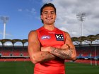 Jamarra Ugle-Hagan is set to play his first AFL game since 2024 and first in Gold Coast colours. (Jono Searle/AAP PHOTOS)