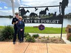 Navy Reserve Captain Shane Craig with wife, retired Air Force nurse, Anne Craig. PICTURED: RAN Reserves Captain Shane Craig with wife, retired RAAF nurse Anne Craig. Unknown