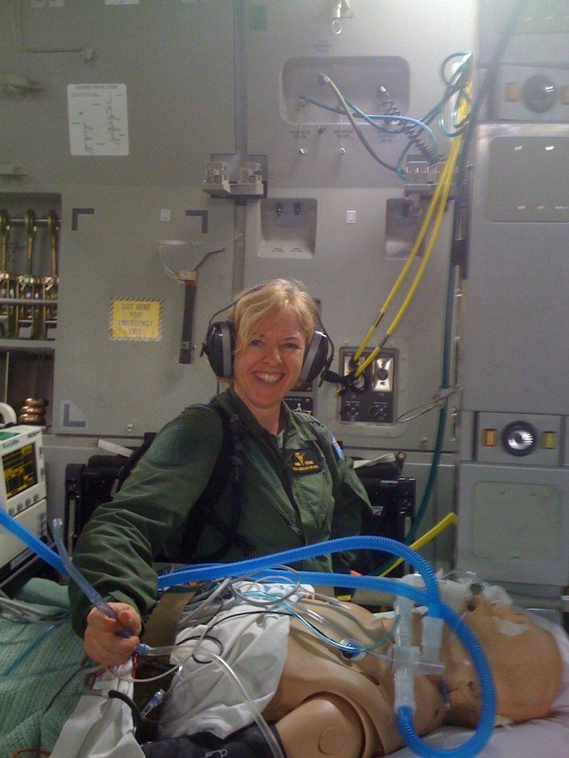 Retired Air Force nurse Anne Craig.