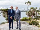 Prime Minister Anthony Albanese and Microsoft chief executive Satya Nadella