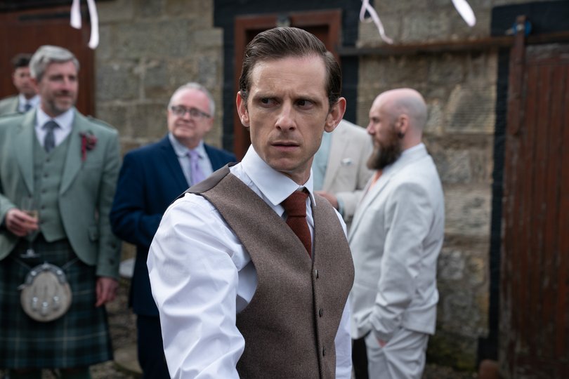 Jamie Bell as Niall in Half Man.