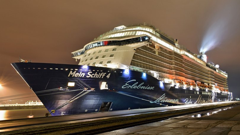 The toddler was onboard a Mein Schiff vessel of TUI Cruises. 