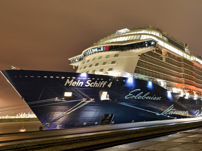 The toddler was onboard a Mein Schiff vessel of TUI Cruises. 