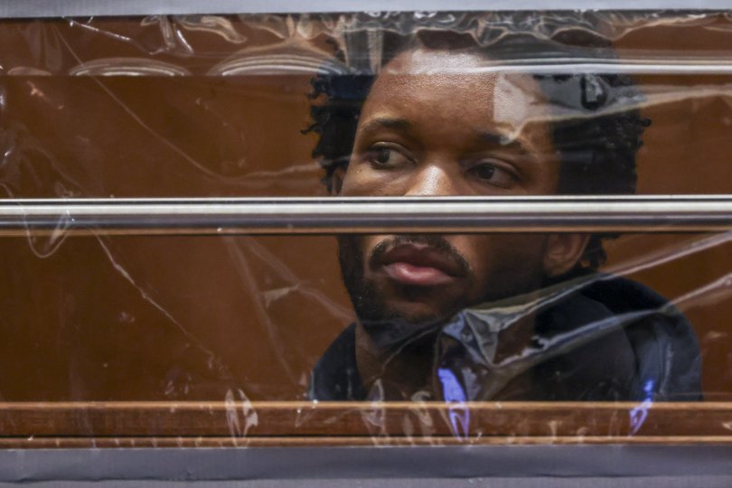 D4vd looks on during his arraignment for the murder of Celeste Rivas Hernandez.