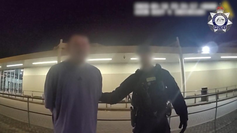 Police allege the man kicked at a cabin crew member and bit a passenger on the arm during the mid-air fracas. Picture: AFP