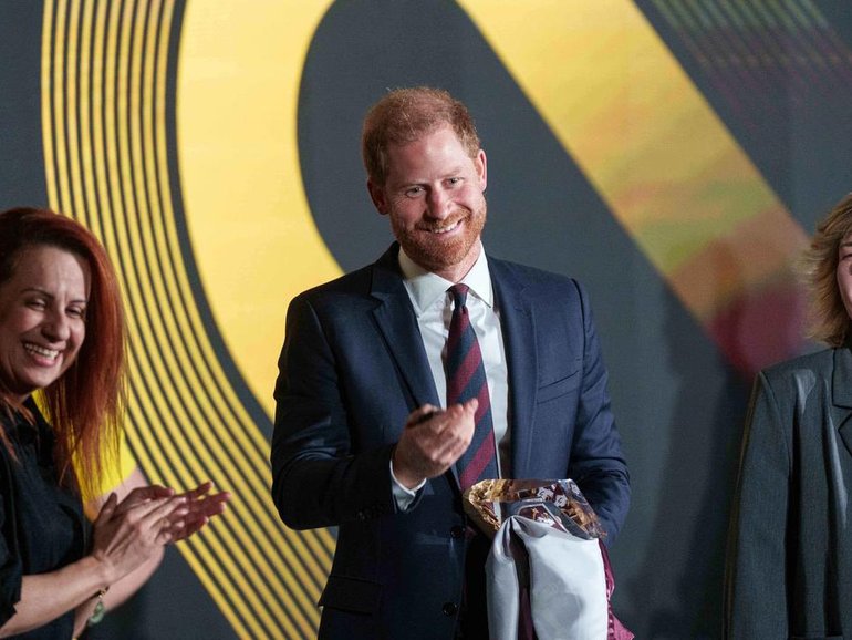 Prince Harry says during a visit to Ukraine that he is in the country ‘doing the very thing that I was born to do’.