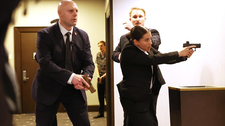 The White House Correspondents’ Asscociation dinner was thrown into turmoil after a shooter opened fire at the event inside the Washington Hilton, causing high-profile guests to take cover and evacuate.