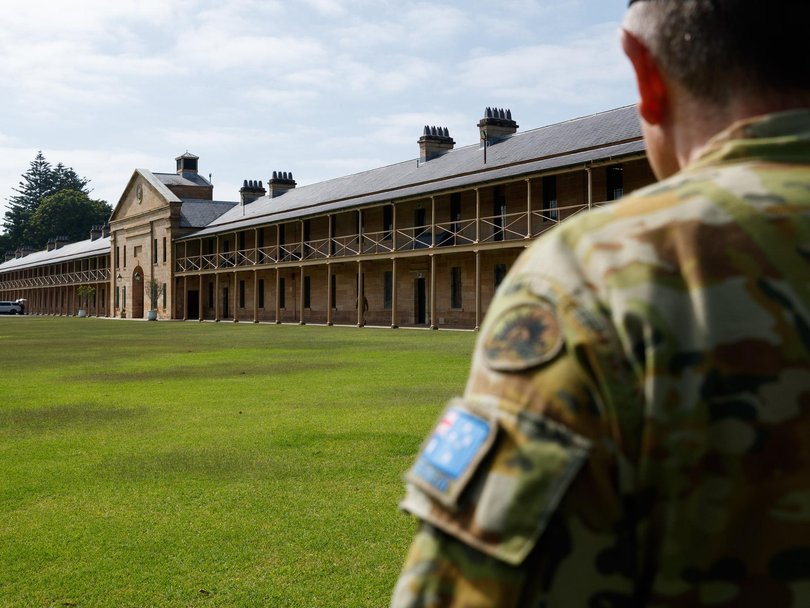 It will not be until 2033 that Australia will reach the NATO target of 3 per cent defence spending as a proportion of GDP. Picture: NewsWire / Max Mason-Hubers