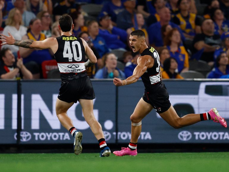 West Coast were smashed against St Kilda.