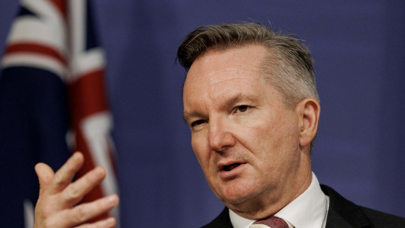 Energy minister Chris Bowen has told media he does not plan to reinstate closed oil refineries in Australia. Picture: NewsWire / Nikki Short