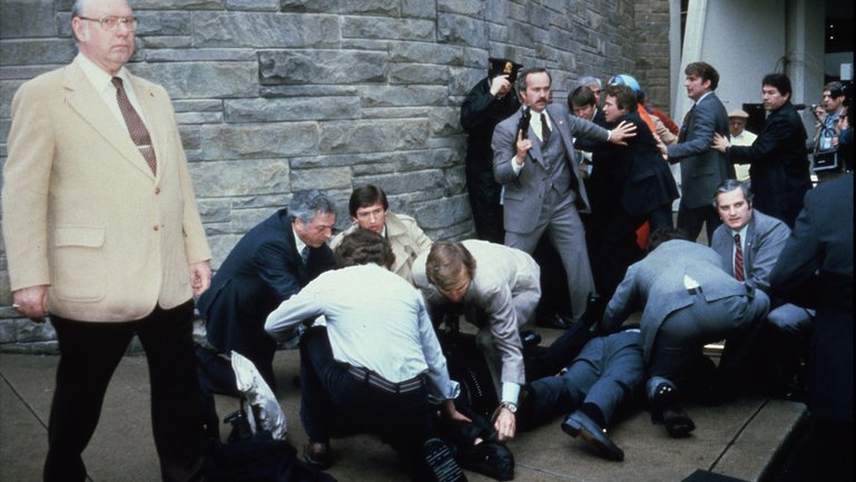 The Washington Hilton Hotel, where gunfire broke out Saturday night, was also the site of an attempted assassination that left President Ronald Reagan seriously wounded in 1981.