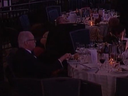 Other guests took cover, not Michael Glantz.