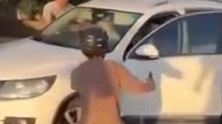 A man has been charged after allegedly driving into a 15-year-old e-bike rider following an altercation, leaving the boy with serious injuries.