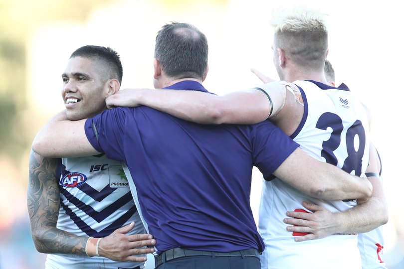 Walters and Lyon in 2019.