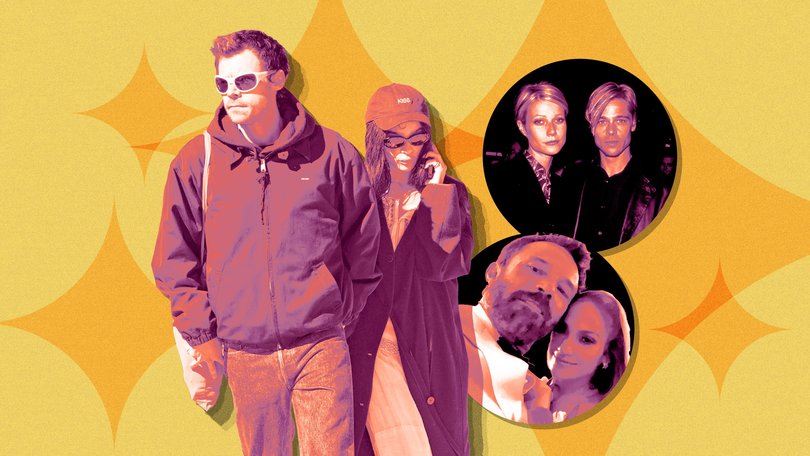 Harry Styles and Zoe Kravitz, Gwyneth Paltrow and Brad Pitt and Jennifer Lopez and Ben  Affleck.