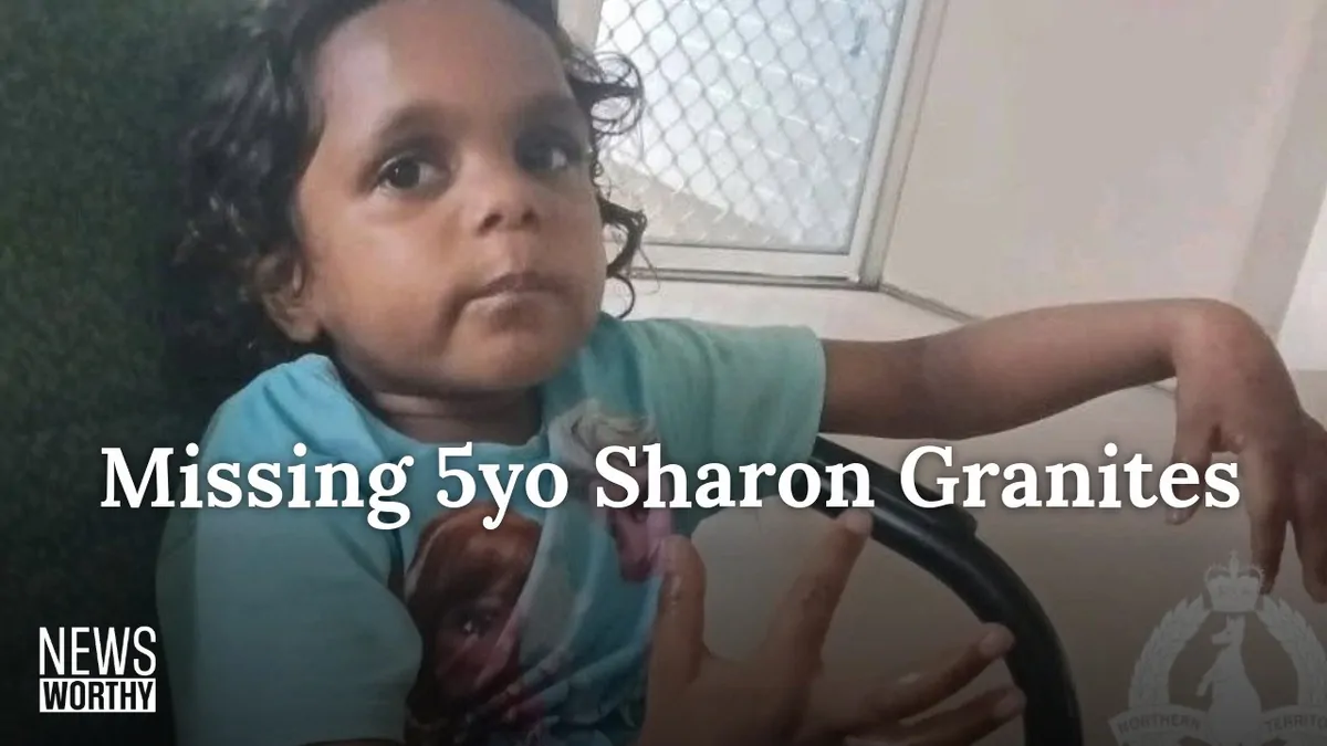 NEWS WORTHY: NT manhunt for 47yo man in connection to disappearance of five-year-old Sharon