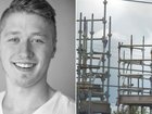 The 32-year-old died after falling about four metres through scaffolding at a Brisbane worksite on Easter Monday