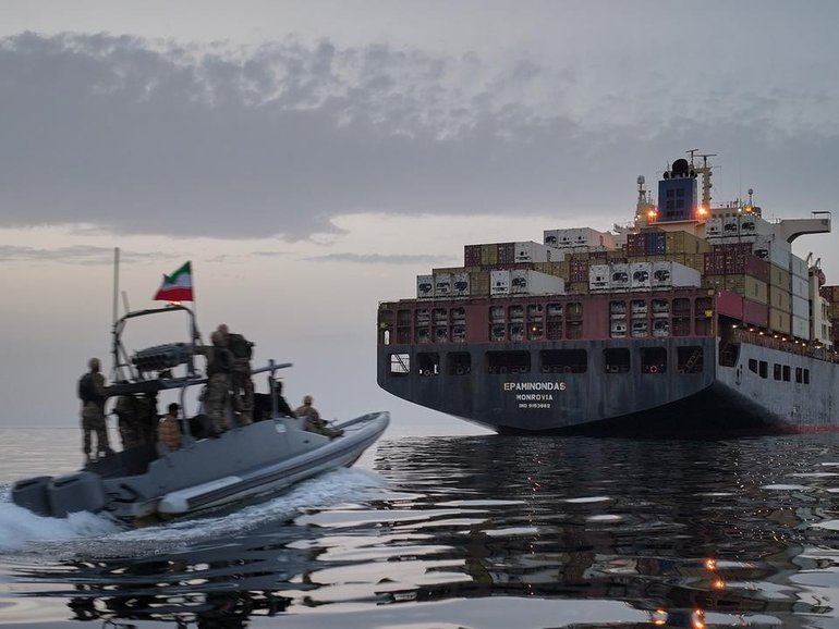 The US president says messages from Iran are calling for an end to a blockade of the Hormuz Strait.