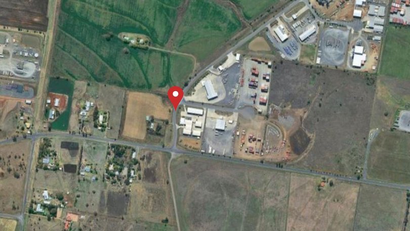 The man died after being crushed while loading stock.