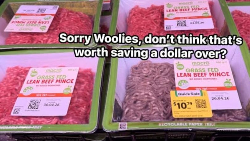 A pack of grey-toned mince on sale has sparked debate over quality and value.