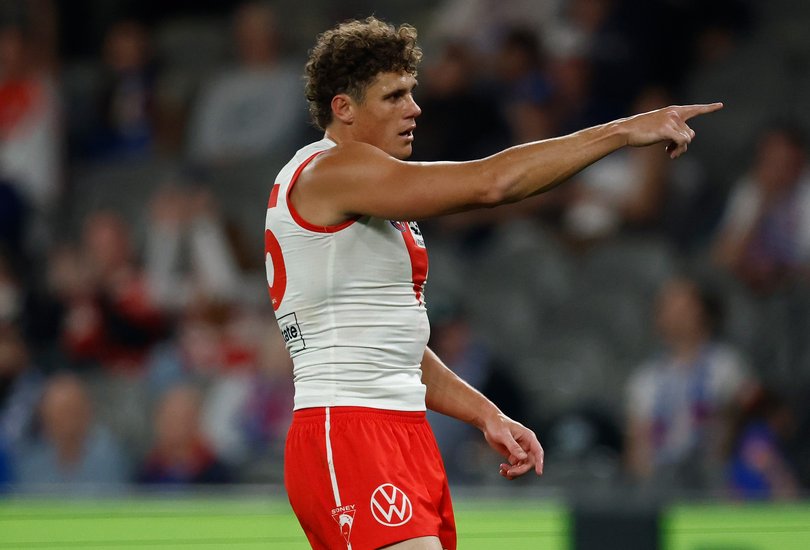 Charlie Curnow of the Swans.