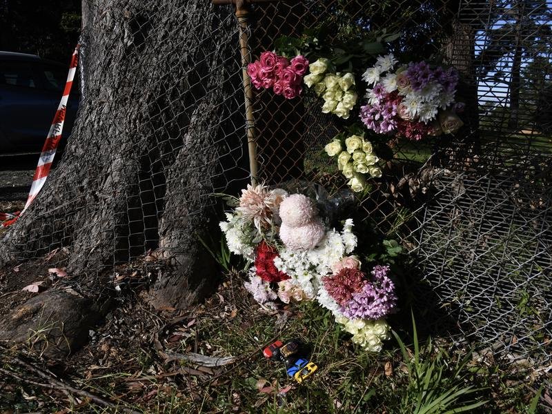 Flowers placed outside the home. 