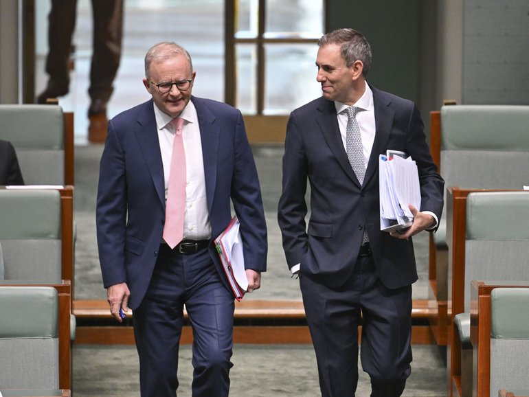 Anthony Albanese and Treasurer Jim Chalmers will argue their broken Budget promises are for the greater good.