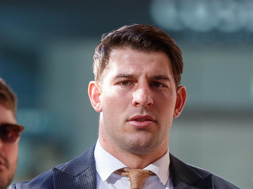 Former NRL player Curtis Scott has been sentenced after a drunken crash. Picture: NewsWire / Nikki Short