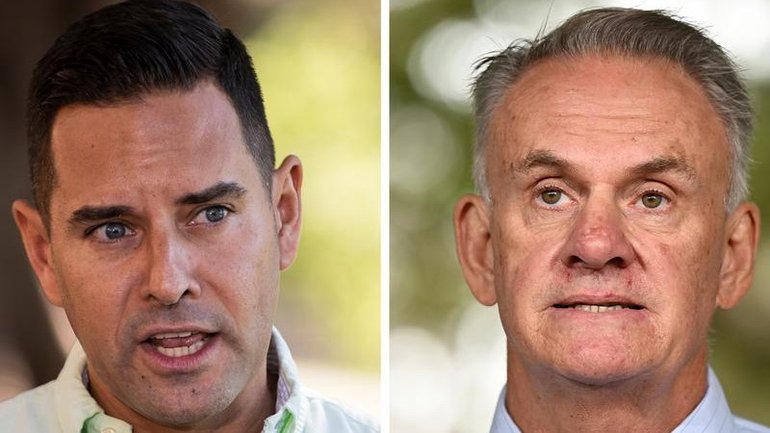 Alex Greenwich has been awarded $100,000 damages from fellow MP Mark Latham for an offensive tweet. 