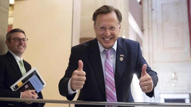 The US president has nominated ex-Virginia representative David Brat as ambassador to Australia. (AP PHOTO)