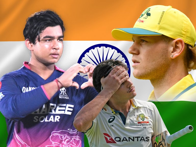 Vaibhav Sooryavanshi, Sam Konstas and Jake Fraser-McGurk.