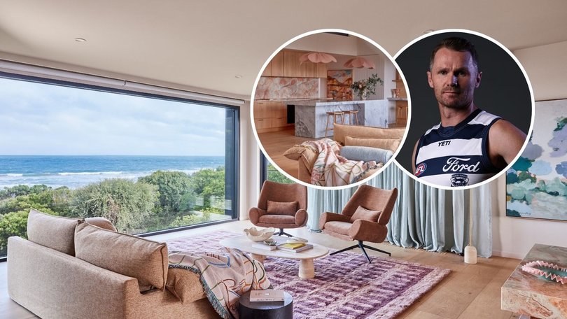 AFL star Patrick Dangerfield wasn't afraid to use colour in his home refresh.